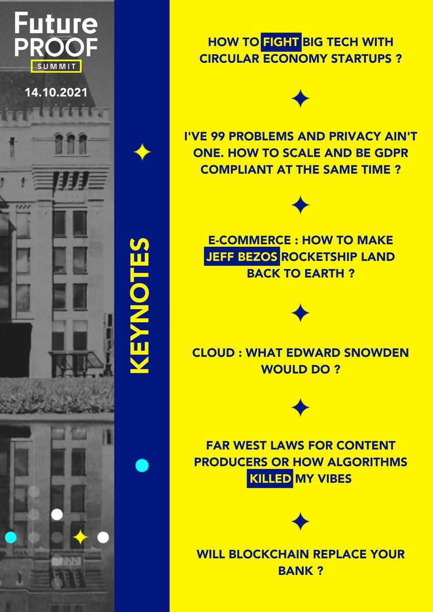 FutureProofEvt's tweet photo. What are we going to talk about? 👀

Check out all sessions!  
Any early thoughts? 

#FutureProof #TechSovereignty #events 
https://t.co/6LlJzg2wCC https://t.co/4XkwcSOkFN