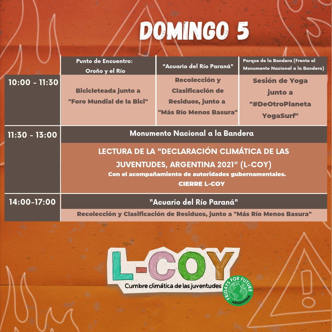 iclei_brasil's tweet photo. 📣 🌎 Mañana comienza la CUMBRE CLIMÁTICA DE JUVENTUDES (L-COY Argentina 2021).
¡Y desde #ICLEIArgentina seremos partners!
Las juventudes se reunirán en la ciudad de Rosario, Santa Fe.
#NoHayPlanetaB #LCOYARG #CumbreClimáticaDeJuventudes #Argentina #LCOY #ClimateAction https://t.co/VMYyPZb3fJ