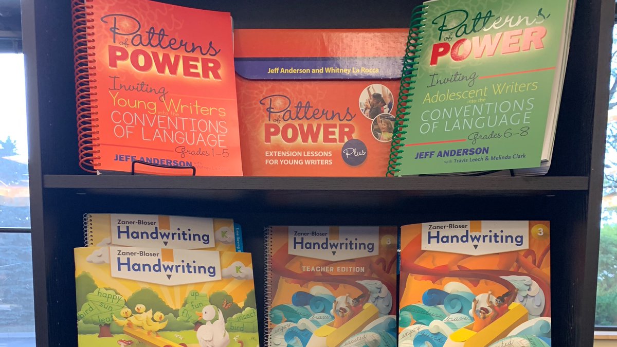 Look what “POP”ped up at our showroom! Custom Education Solutions is excited to now be your northern Illinois resource for #Zaner-Bloser and #Stenhouse! I’m especially loving Patterns of Power and <a href="/GrahamFletcher/">Graham Fletcher</a>’s new math resource, Building Fact Fluency!