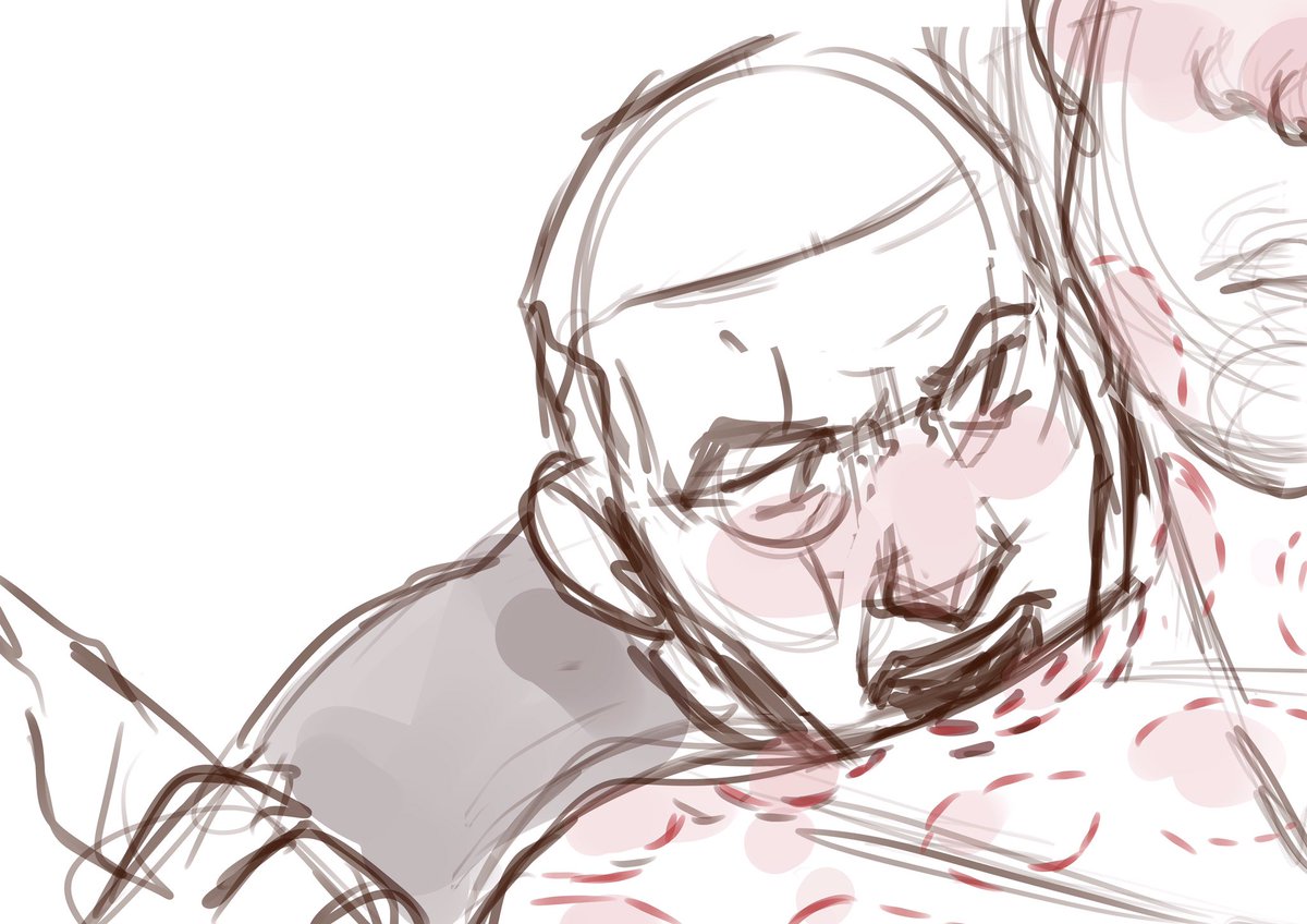 Wolf_Lady78's tweet image. Wip ? Slightly nsfw and tw for bites and hickeys bruise
#hunterbadbatch #crosshairbadbatch 
(They are actually bitting on the same neck and giving death glare at eachother)