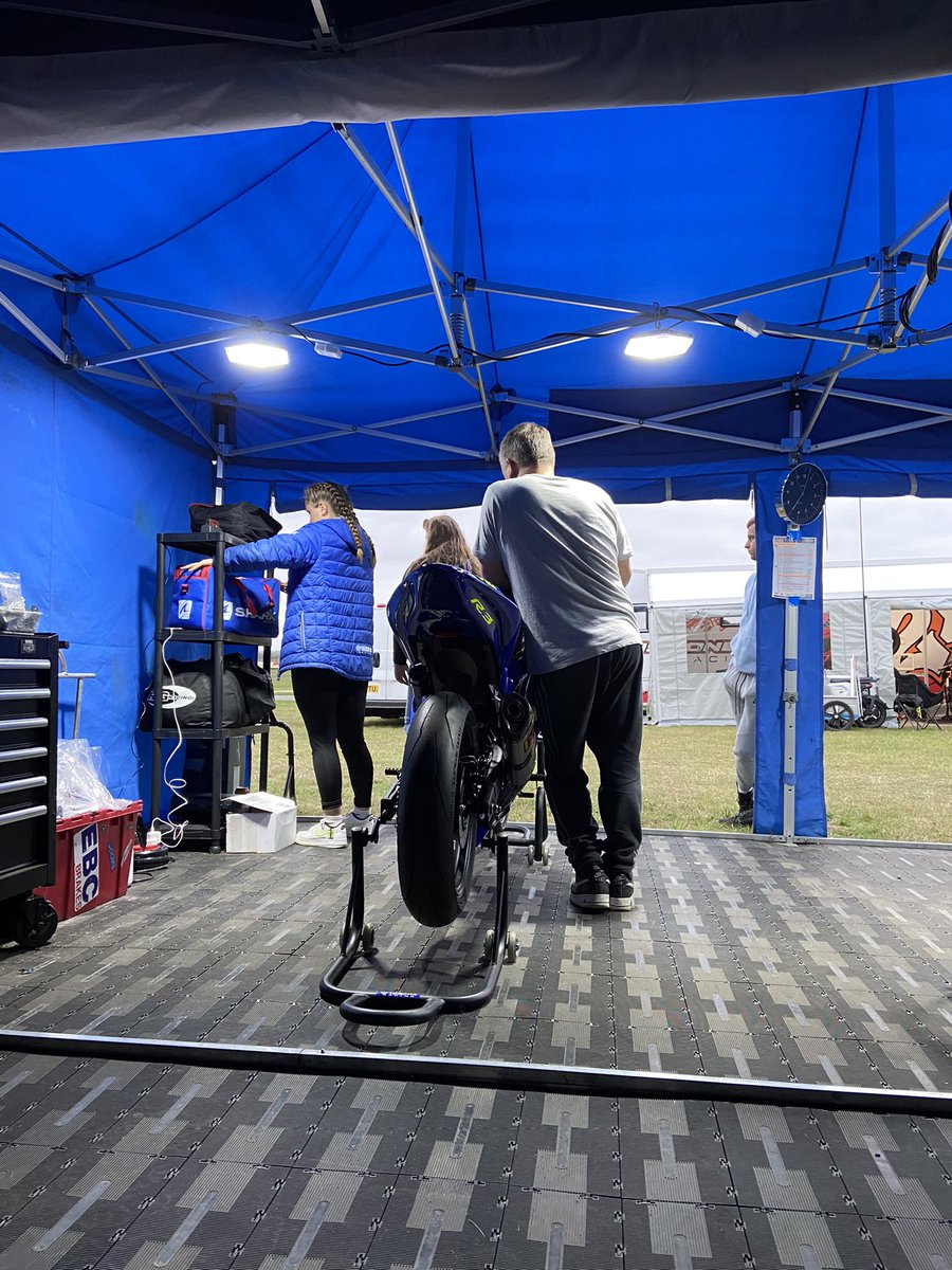 Thanks to <a href="/OMGRacingUK/">OMGRacingUK</a> PCR performance for putting in the hours getting the new bike ready.<a href="/Caterinvest/">Anthony Davis</a> for getting safety all sorted and everyone that has donated. It wouldn’t be possible without you all. Good talk with Andy ibbott to get my head sorted.   We have all got this