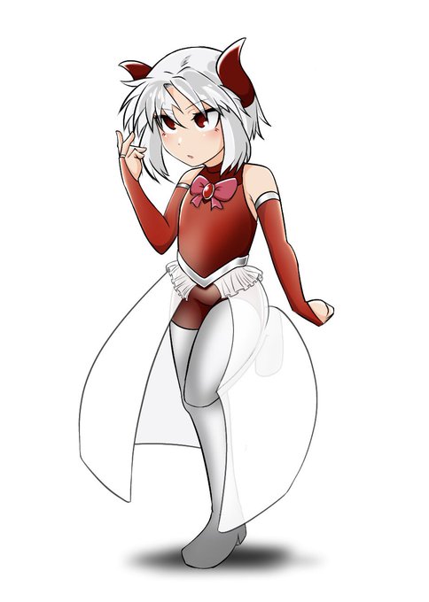 龍我ちゃんの色、腰布は透けてる。 