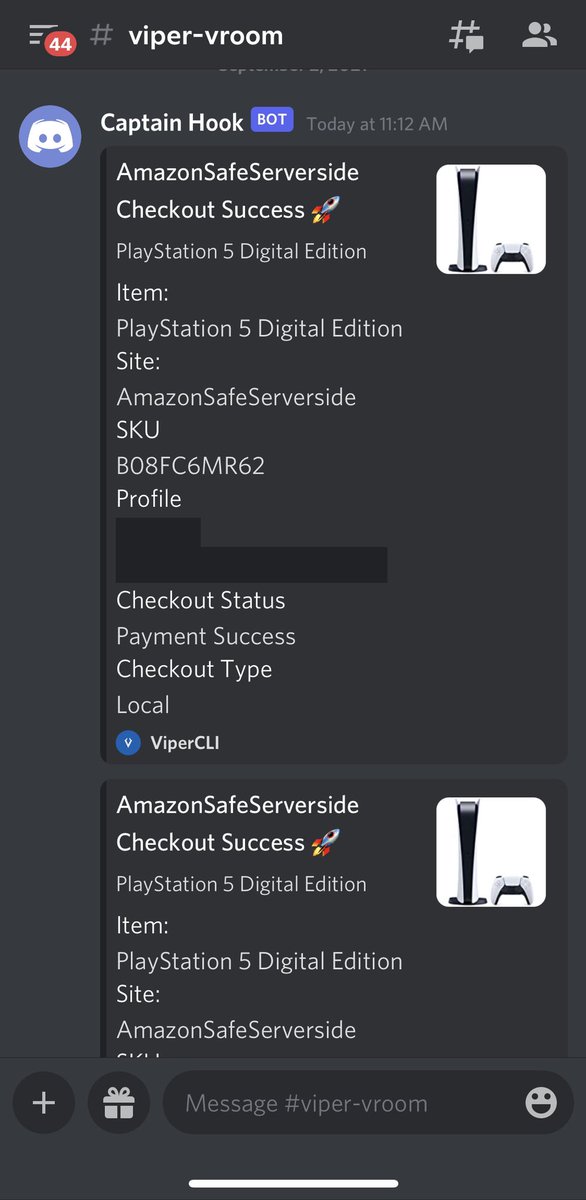 3 total. Had to restart tasks, otherwise would probably have hit 20x more. Can always count on @ViperAIO_ @ScarletProxies @strafesservers @CarbonMonitors