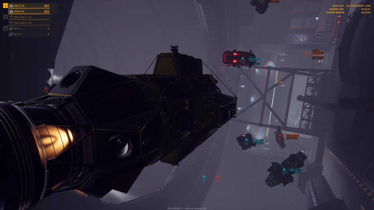 InTheBlackGame's tweet photo. Entering a target rich environment...
Matches now feature top tier ships as the ace pilots among us vie for supremacy! Reus,Hyperion, and Pegasus, oh my! Sept 3 is the last day of the playtest. Try the game on Steam now. https://t.co/fuSicSeVlS