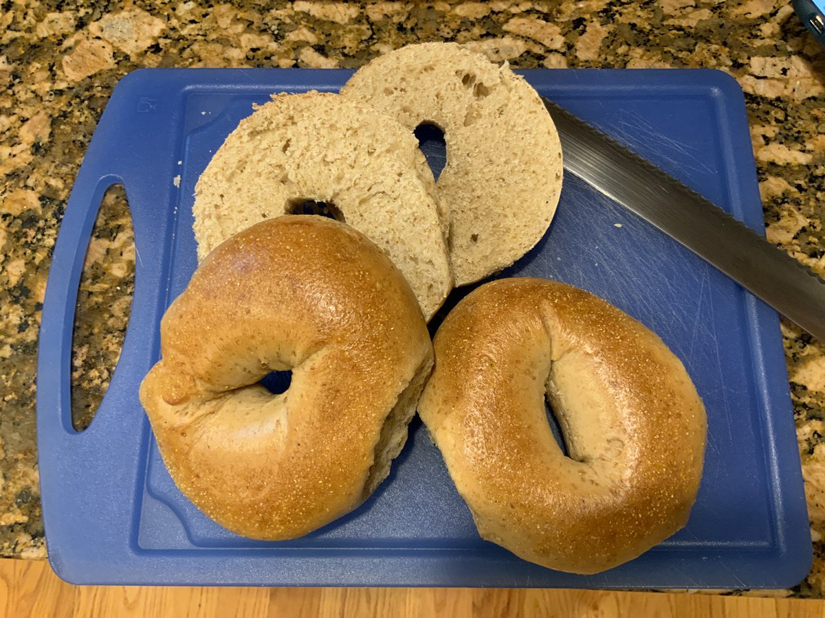 edfredned's tweet photo. #Bakeries: If you’re able, can you allow customers to put a hold on that 13th bagel so someone w/o food stability can come in for it? 

Pass along the idea if you think it has legs… https://t.co/9aScE3LGtm