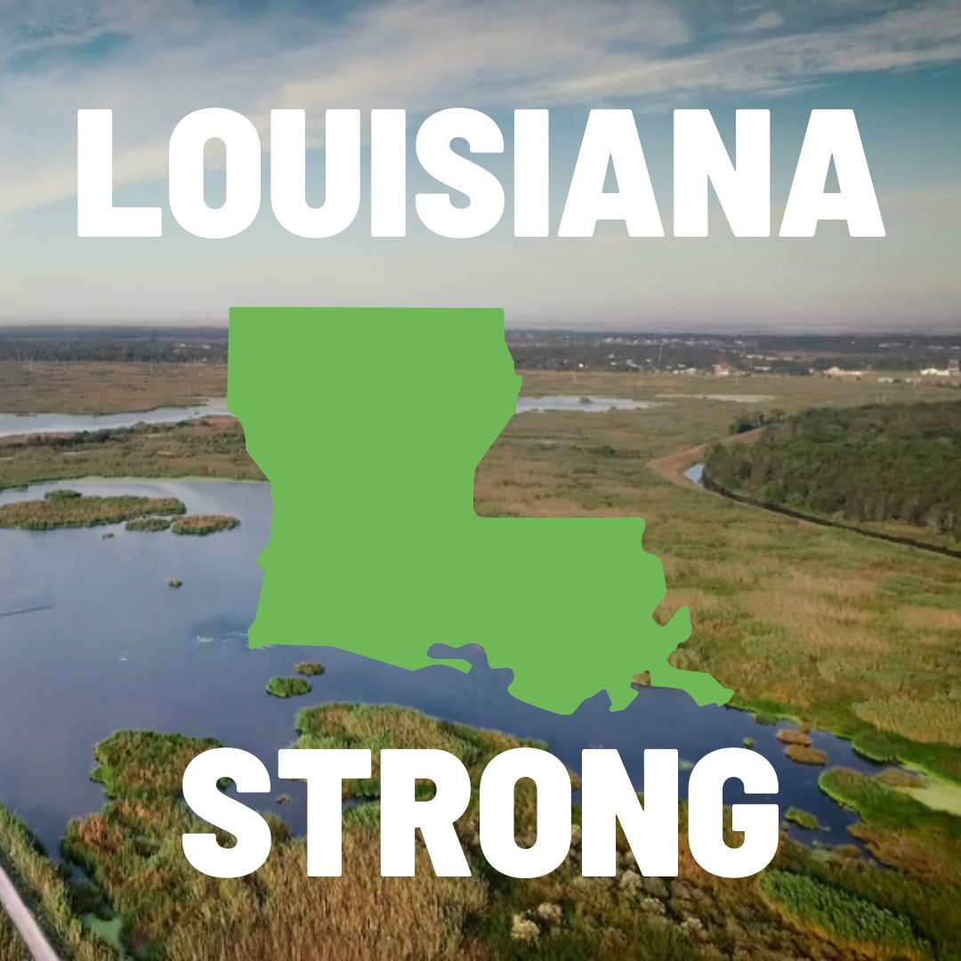 REF_Restores's tweet image. We stand with the people of Louisiana as we work together to recover after Hurricane Ida. We love our work and our partners in Louisiana, and we'll be working on the ground to assist however we can.