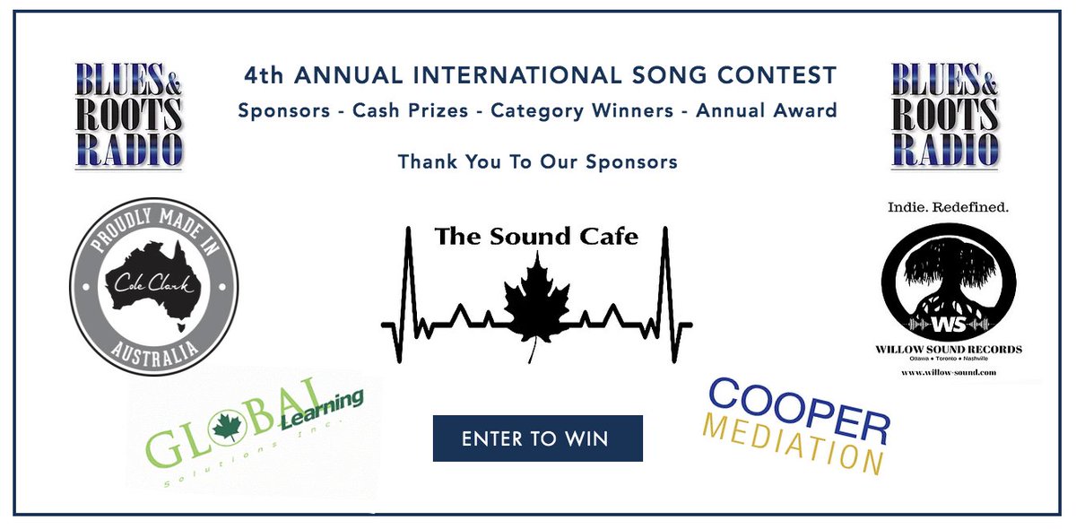 Blues &amp; Roots Radio Worldwide

Entry is NOW OPEN to our annual song contest.

Sponsors - Cash Prizes - Category Winners - Annual Award

Find out more
bluesandrootsradio.com/international-…