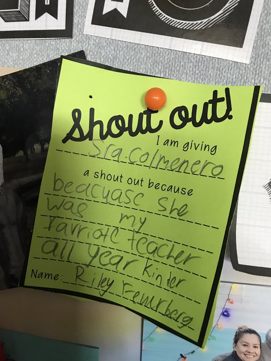 BColmeneros's tweet photo. Feeling so special #shoutouts @HicksElementary https://t.co/EoVAh7AnCF
