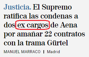 ¿Por qué en <a href="/elmundoes/">EL MUNDO</a> no escriben el prefijo -ex unido a la palabra siguiente? ¿Qué dice al respecto su libro de estilo?
Escritura del prefijo -ex: 👇
fundeu.es/recomendacion/…
<a href="/marraco_elmundo/">Manuel Marraco</a> <a href="/DefCastellano/">Defensor del castellano</a>