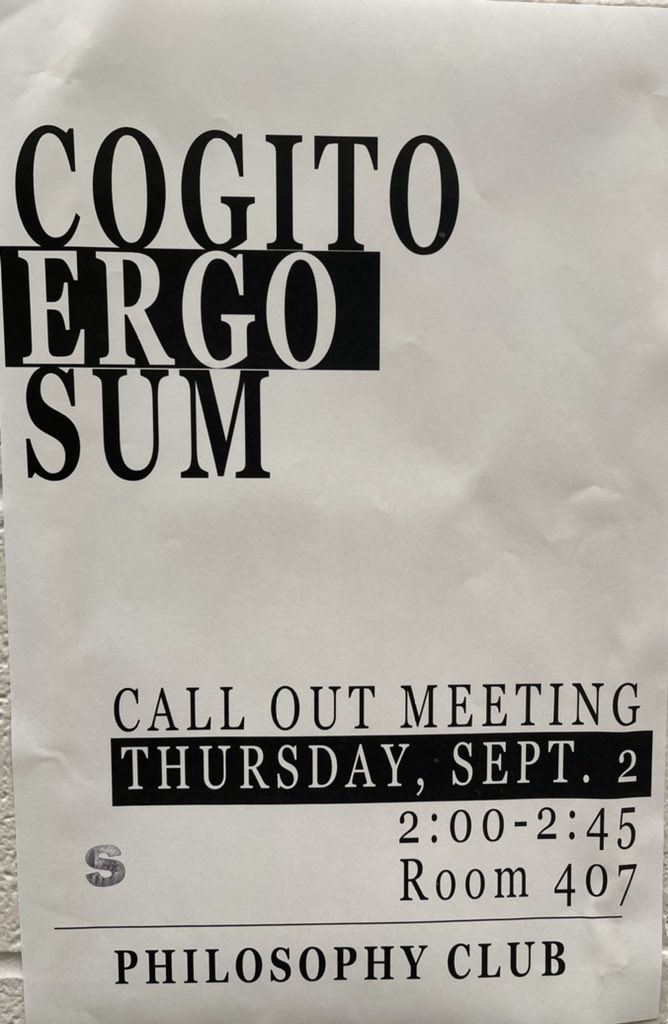 sopophilosophy's tweet photo. Join us for our first meeting of the year. All are welcome! https://t.co/ObJEdHQolf