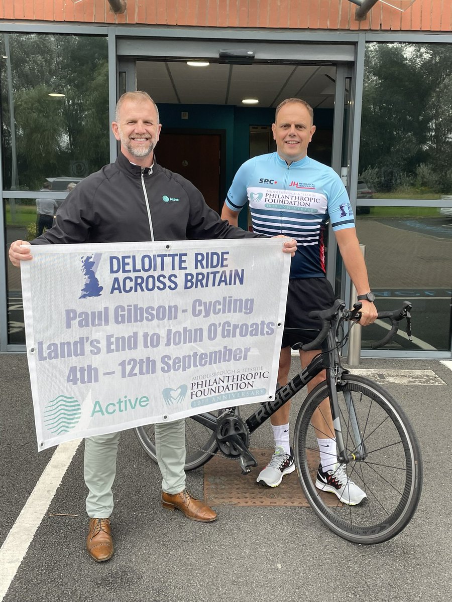 The jerseys have arrived just in time for the big ride. Thanks to all the sponsors <a href="/ActiveFinancial/">Active Chartered Financial Planners</a> <a href="/SRConsultants/">Steel River Consultants</a> @SquareOneLaw <a href="/JhMechanical/">JH Mechanical & Electrical</a> and Devereux Transport &amp; Distribution. I head south tomorrow and will keep you all updated @teessidecharity @DeloitteRAB @prescateamwear