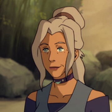 OtdQueer's tweet photo. Today's Queer Character of the day is Kya from The Legend of Korra! She is canonically sapphic! https://t.co/HxSj82a8et