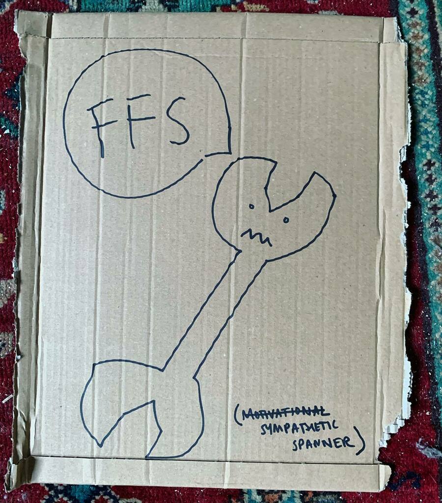 It’s been a tough couple of months… And yet another spanner thrown in the works today 😂 <a href="/lottiesmith/">Leslie Smith</a> instagr.am/p/CTU-5YUMCPd/