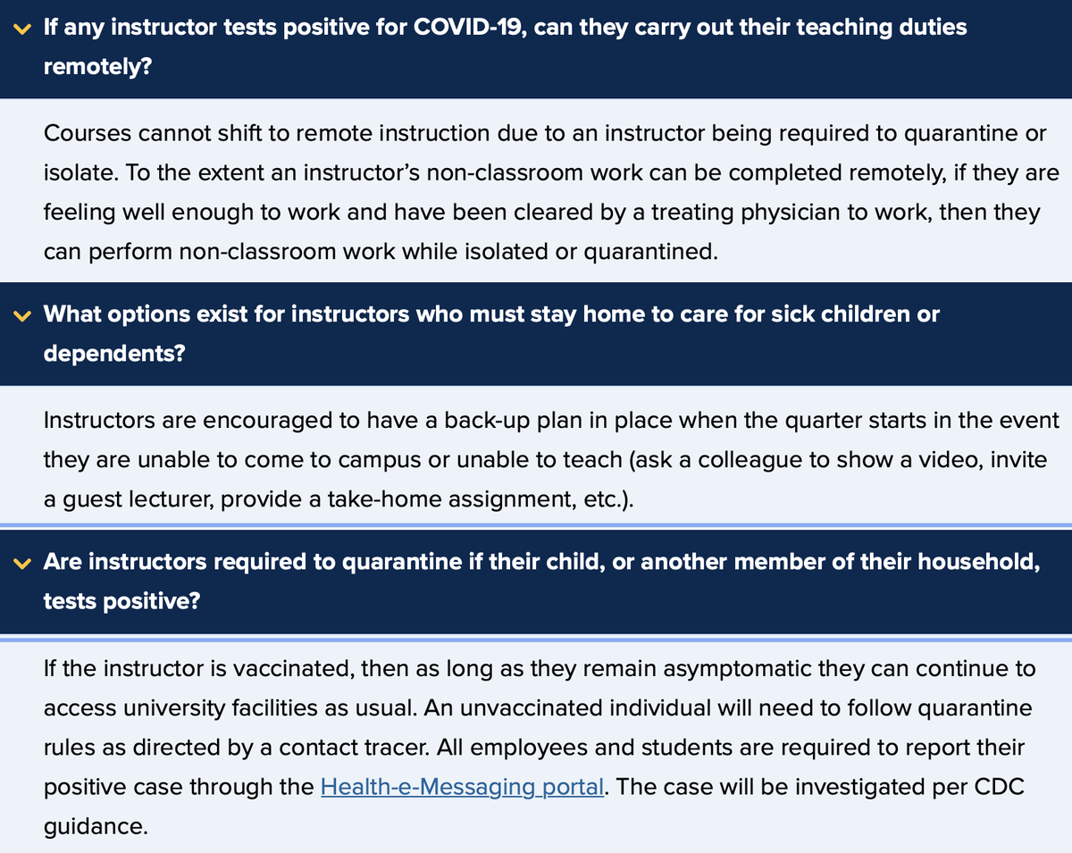 RipplingerLab's tweet photo. I am absolutely dumbfounded by the instructional guidance that has just been put out by @ucdavis. "Have a backup plan" is the official policy, I guess... The photos are some of worst examples... 1/

https://t.co/TDsstSH2ow https://t.co/WyJTm3fktU