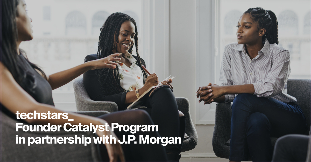 Techstars's tweet image. ICYMI: Applications to The Techstars Founder Catalyst Program in partnership with @jpmorgan close tomorrow, Sept 3! Women founders in Atlanta, apply for a chance to take your company to the next level 📈: tsta.rs/LTCX50FY5gr #FounderCatalystATL