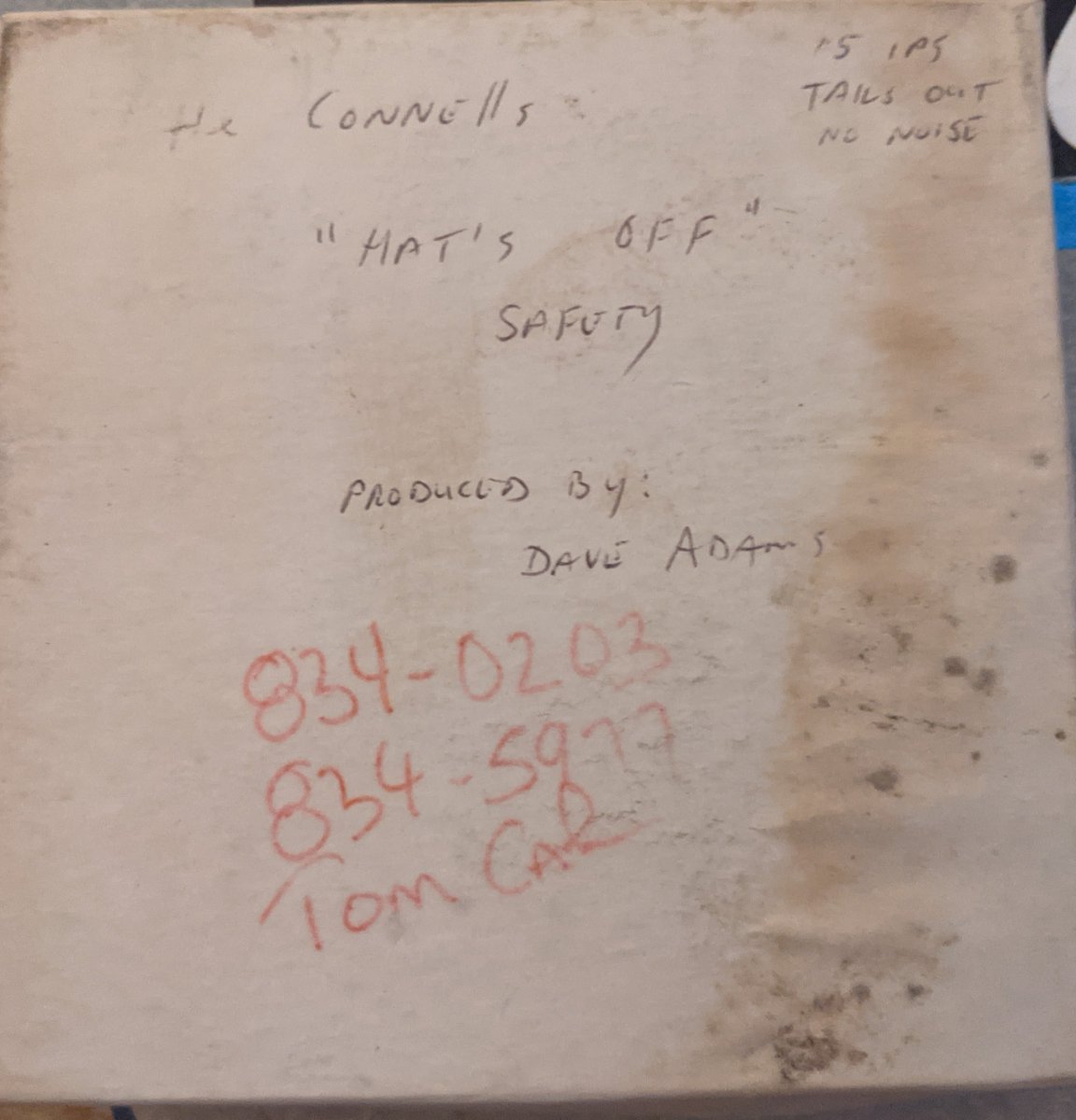 connellsmusic's tweet image. The good news is we found everything.😅

The bad news is at some point they got a little wet.😭

#mold #reeltoreel #deepstorage #archives