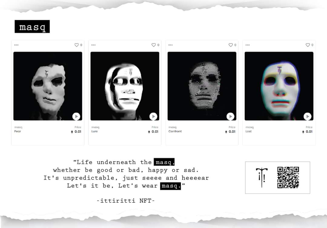 ittiritti's tweet photo. @botplugNFT It is not only a creepy mask, but a sound design. 

#masq #ittiritti

https://t.co/TBq1dUFcLO https://t.co/9SZVzcBfkw