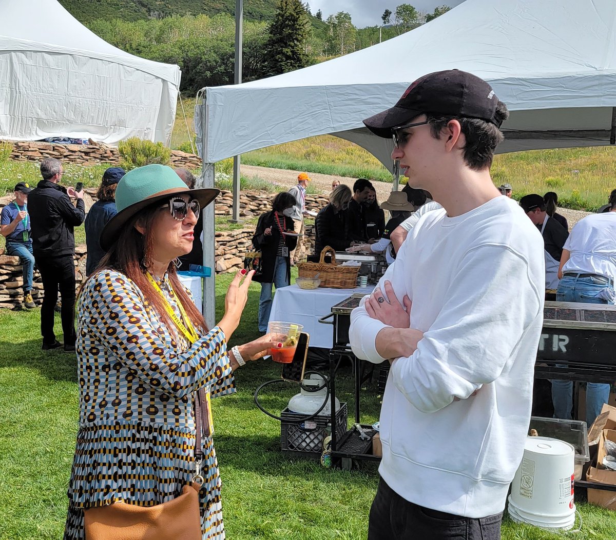 ByClaytonDavis's tweet photo. #TellurideFilmFestival patron brunch is littered with talent including Jamie Dornan, Kenneth Branagh, Kodi Smit-McPhee and Asghar Farhadi. https://t.co/d9L2OxGjNx