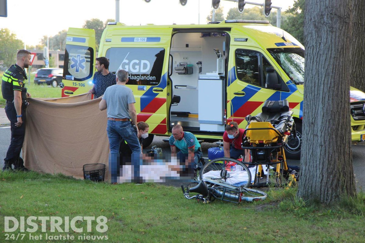 Melding ongeval Voorhofdreef Delft