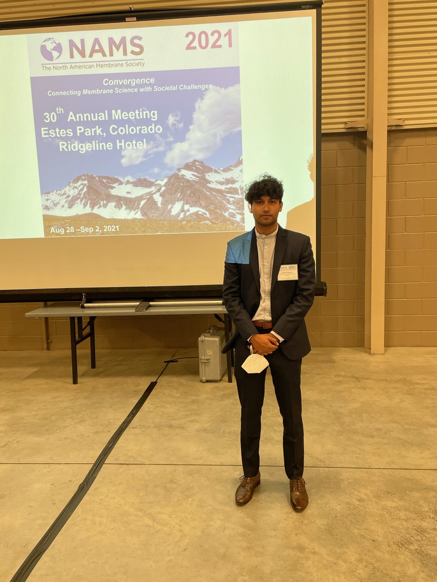 M_WET_Center's tweet photo. Congratulations Varun Hegde, @UCSBChE @UCSBengineering graduate student from the Squires and Doherty Lab, for winning 1st place in @NAMS2021
 Poster Awards in Session A:  Fundamentals, Emerging Materials, and Processes! https://t.co/cZS3mL1yH2