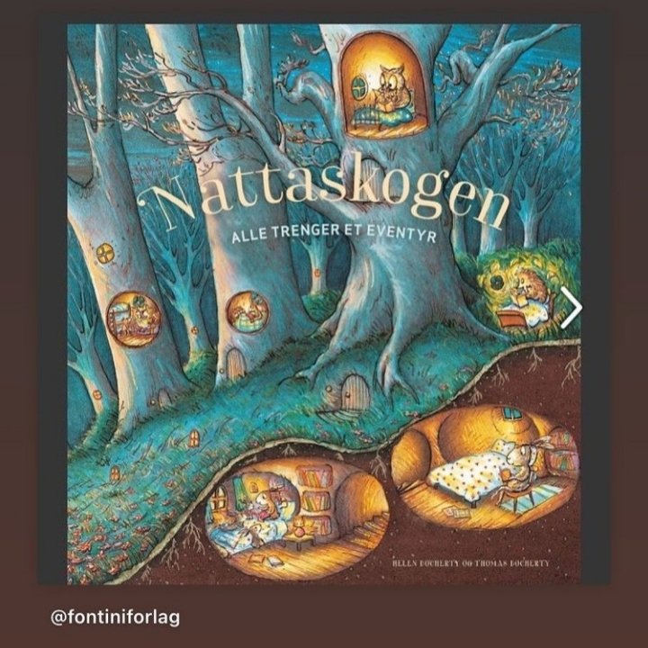 inter_saga's tweet photo. Adore this bedtime book 😍🥰🤗📚❤ #nattaskogen 🌠🦉
"The night forest" #fontiniforlag 💫🇸🇯 https://t.co/hycJ0O2Tur