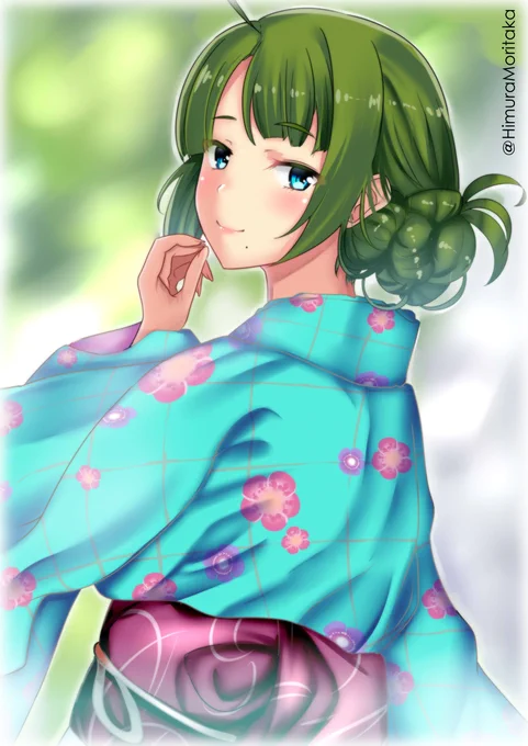 見返り美人な夕雲姉さん
夕雲「提督、お待たせいたしました、では参りますか?」 