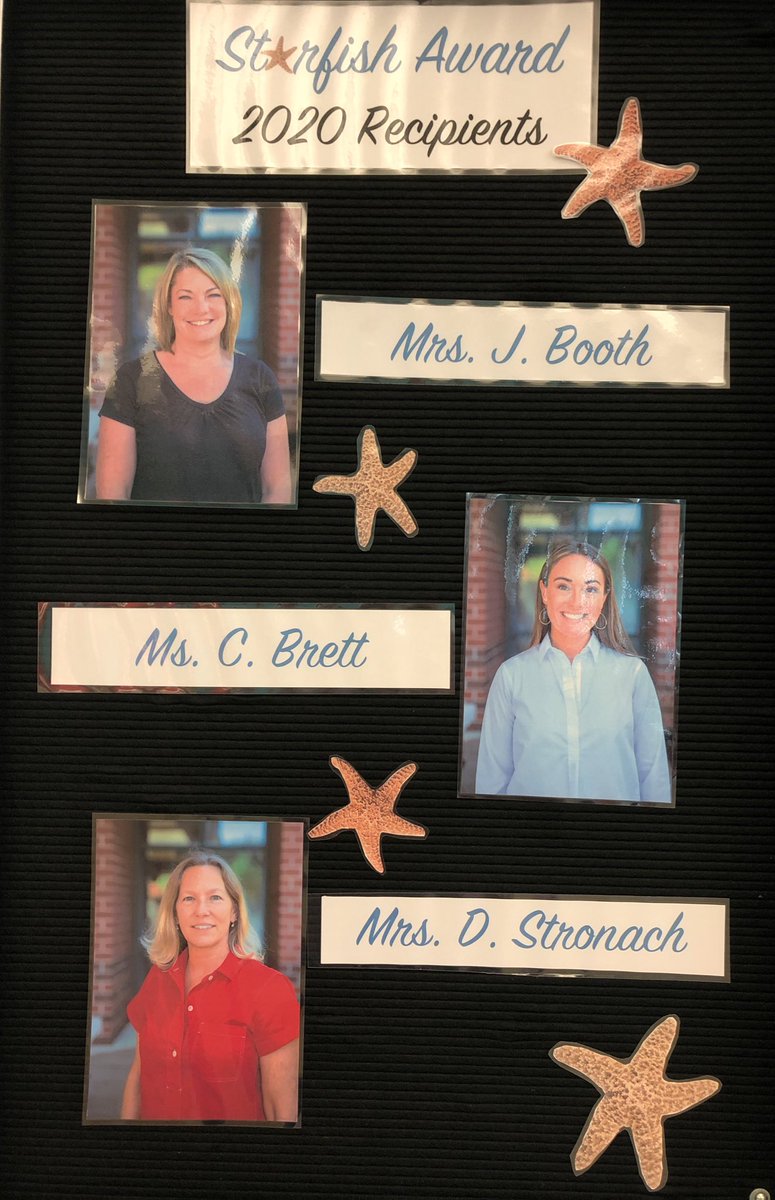 CarrolltonES's tweet photo. Throwing back to last year’s Starfish Award recipients. These ladies were recognized for making the effort to make a difference! #CarrolltonCares https://t.co/TvdOgH8JAV