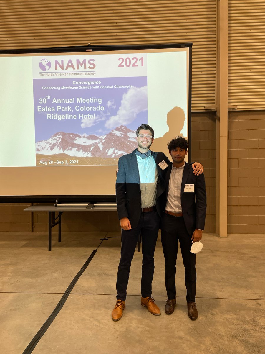 M_WET_Center's tweet photo. Congratulations Alec Bridge, @TexasChE @CockrellSchool graduate student from @BennyFreeman13 and Brennecke Lab, for winning 1st place in @NAMS2021 Poster Awards in Session C:  Gas Separation! https://t.co/r3Sgytz4uW
