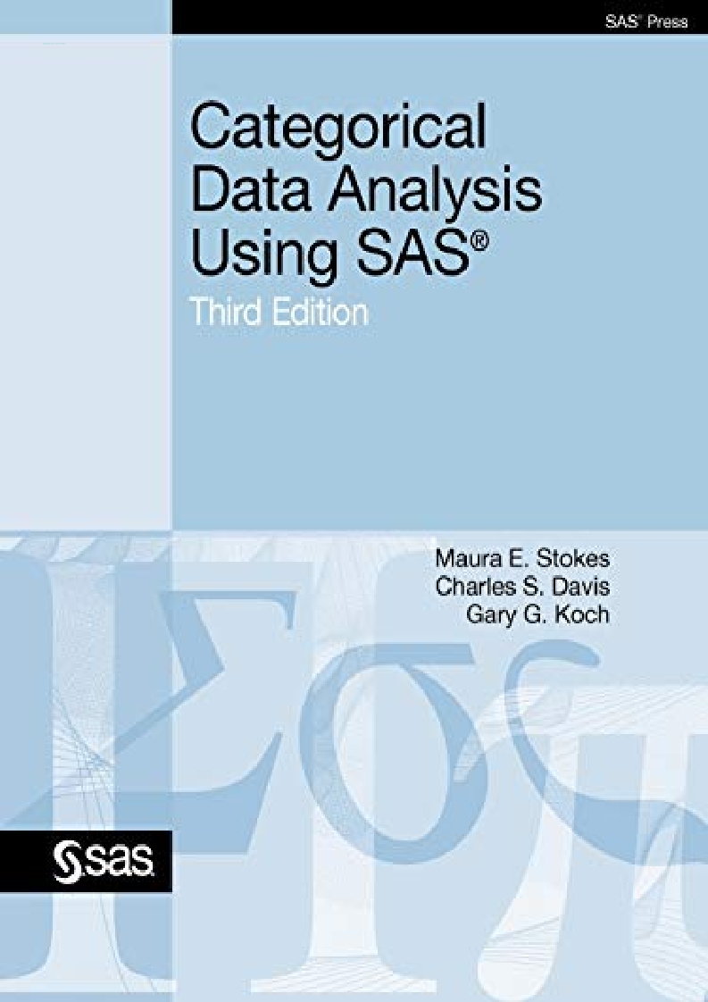Pdf Read Free Categorical Data Analysis Using Sas Third Edition Twitter Pdf Read Free Categorical Data Analysis Using Sas Third Edition Twitter