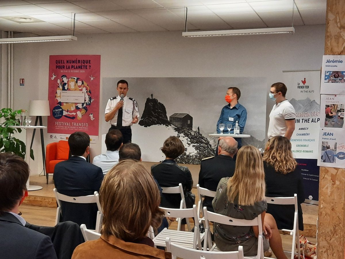 FTAlps - Grenoble (@ftalpsgrenoble) on Twitter photo Présentation d'un exemple de projet d'expérimentation et d'innovation #TerritoiresSolutions que nous portons avec @Minalogic
Au micro :
- le Capitaine Thomas ChĂ©rèque <a href="/sdis38/">Sapeurs-pompiers de l'Isère - SDIS38</a>Â
- Marine Gros <a href="/sdis38/">Sapeurs-pompiers de l'Isère - SDIS38</a>Â
- Emeric Mourot - My Digital Buildings
- Thibault Cattelani <a href="/bagera4industry/">BAG-ERA</a> Présentation d'un exemple de projet d'expérimentation et d'innovation #TerritoiresSolutions que nous portons avec @Minalogic
Au micro :
- le Capitaine Thomas ChĂ©rèque <a href="/sdis38/">Sapeurs-pompiers de l'Isère - SDIS38</a>Â
- Marine Gros <a href="/sdis38/">Sapeurs-pompiers de l'Isère - SDIS38</a>Â
- Emeric Mourot - My Digital Buildings
- Thibault Cattelani <a href="/bagera4industry/">BAG-ERA</a>