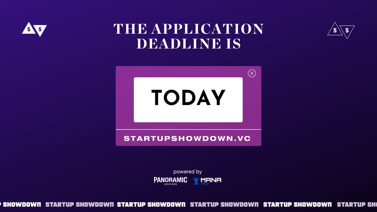 showdownvc's tweet photo. TODAY is your last chance to apply to pitch at Startup Showdown #MiamiEditionโผ๏ธ
Apply by 11:59PM ET tonight for a chance to win the $120,000 investment prize.
Are you in? ๐ฅ
Apply to pitch before tonightโs deadline!
๐ https://t.co/R7Hjkvglvq https://t.co/HxWU7v0S6R