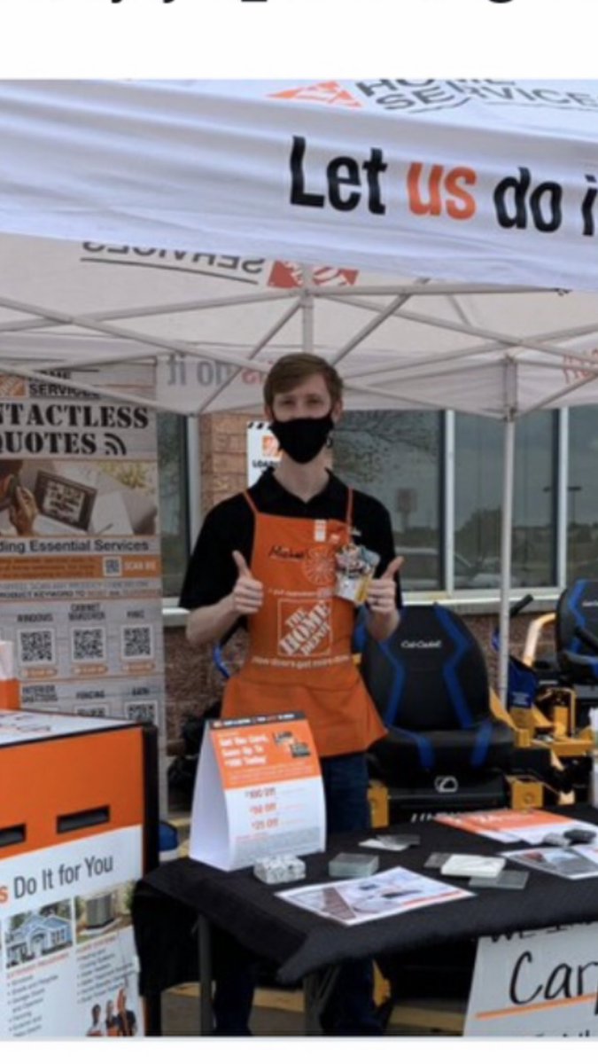 DesireeMcCorm16's tweet photo. Super proud mom of this young man!!!! In college full time and just promoted to FES! He is going to do great things. Can’t wait to see his journey at The Home Depot! https://t.co/TfVFFTNg9v