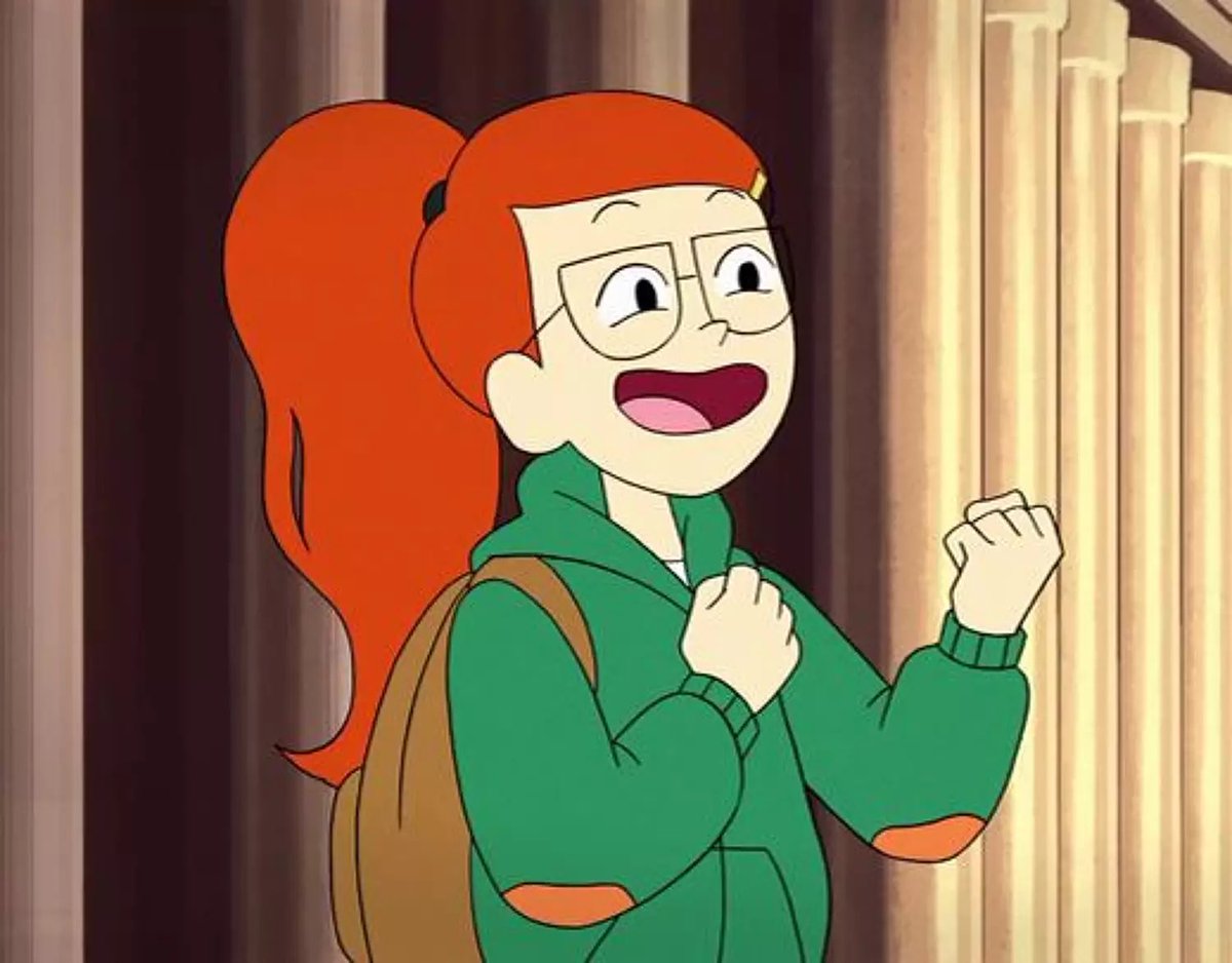 ginger_otd's tweet image. Today’s third ginger of the day is Tulip Olsen from Infinity Train!