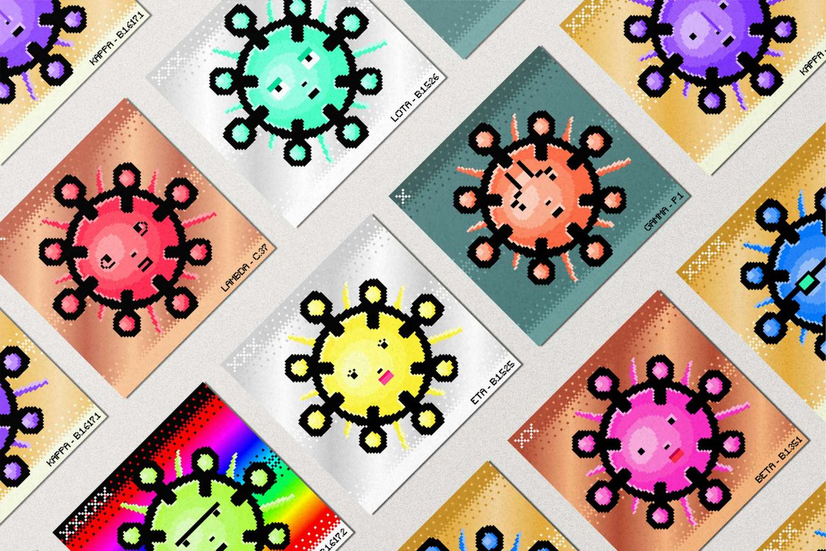 2 random winners will get 1 #NFT from opensea.io/collection/cry…
👾 Follow <a href="/CryptoCovids/">CryptoCovids</a> 
 📣Retweet
🎀 Like post
🌟 Paste wallet number
 
 Winners announced September 10th 
#giveaway #NFTGiveaway #nftcollector #NFTartist #NFTCommunity #nftcollector #COVID