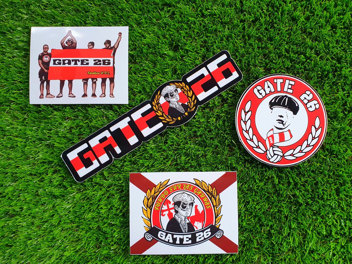 Gate26udl's tweet photo. NUEVAS PEGATINAS YA DISPONIBLES ⚔⚪🔴#gate26 #Udlog https://t.co/tJD17Pkl31