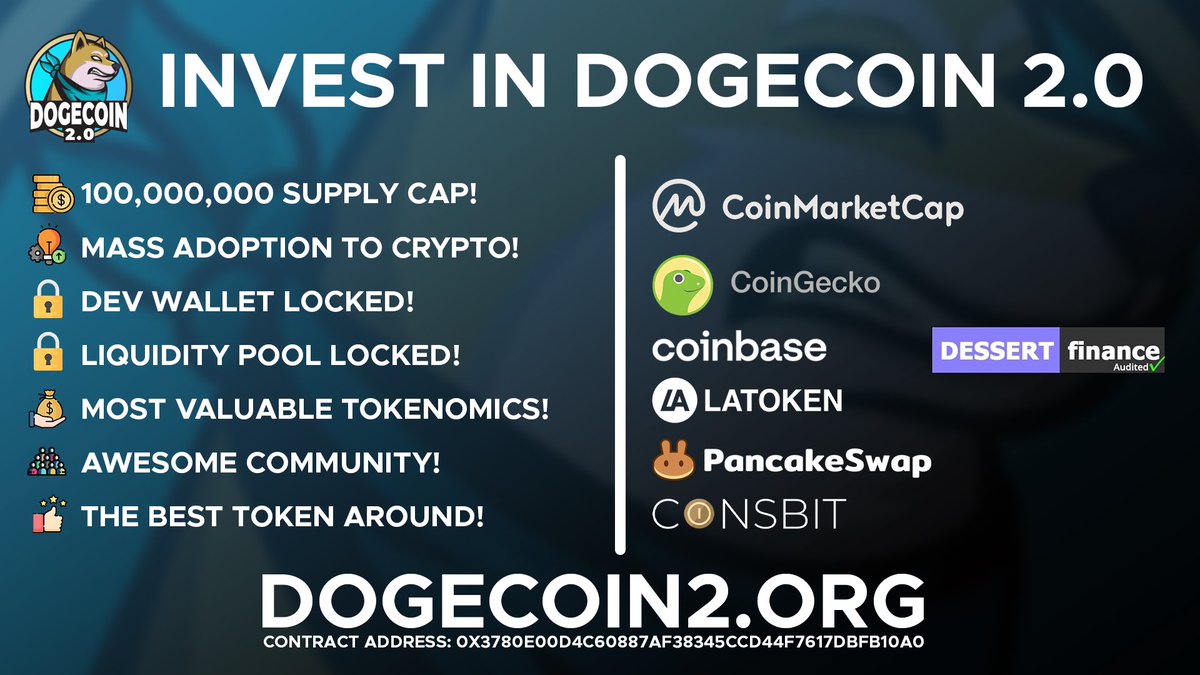 camgeary's tweet photo. It took Dogecoin 9 years to hit $.08… we did it in 4 months! No wonder why @DogecoinFdn is threatened by us… #doge2 is a better #dogecoin #doge https://t.co/WZqZ7oQAot https://t.co/ADAdf2fI28