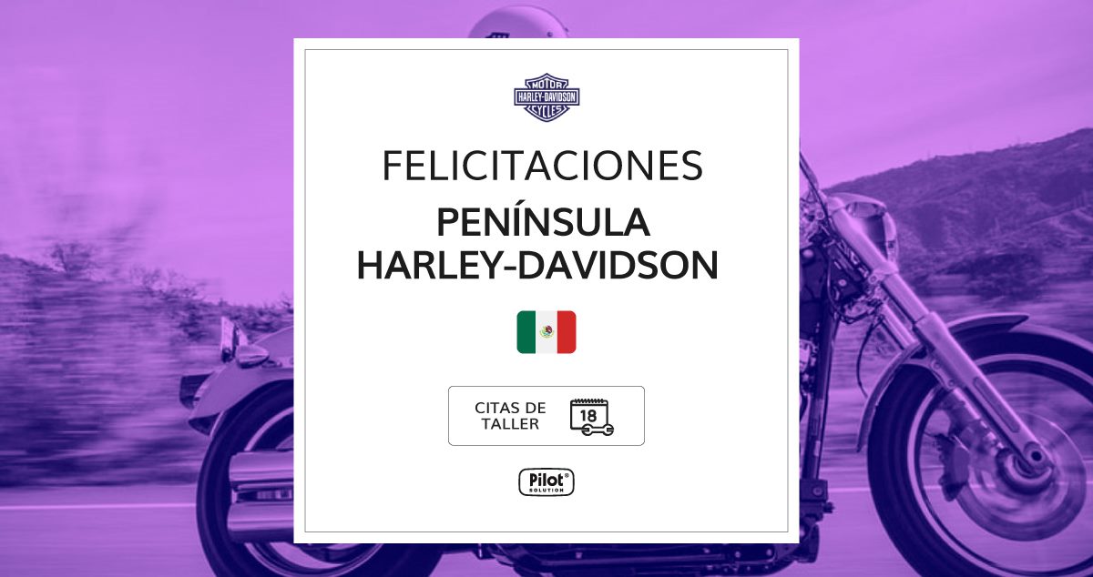 Pilot_Solution's tweet photo. 🎉 Felicitaciones Península Harley-Davidson 🎉
Gracias por confiar en #PilotSolution y seguir sumando funcionalidades con el módulo de Postventa. https://t.co/9ekTFGY8Lp