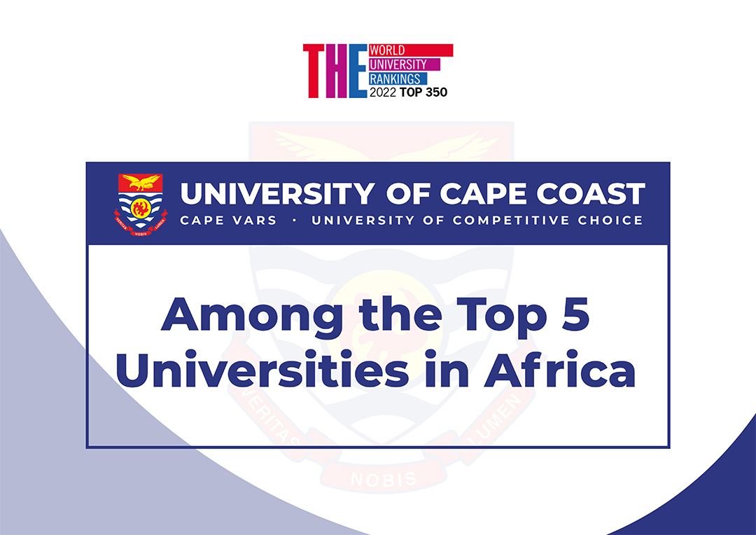 UCCGH_Official's tweet image. UCC ranked No. 1 University in Ghana and West Africa. #UCC #CapeVars #UniversityofCompetitiveChoice #WorldUniversityRanking

Read more... bit.ly/3mY5opI