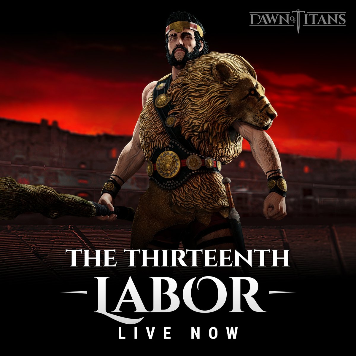 Heracles, reborn as a mighty 4★ Paladin, makes his debut to the Shattered Kingdoms #DOT bit.ly/2WNqrQp