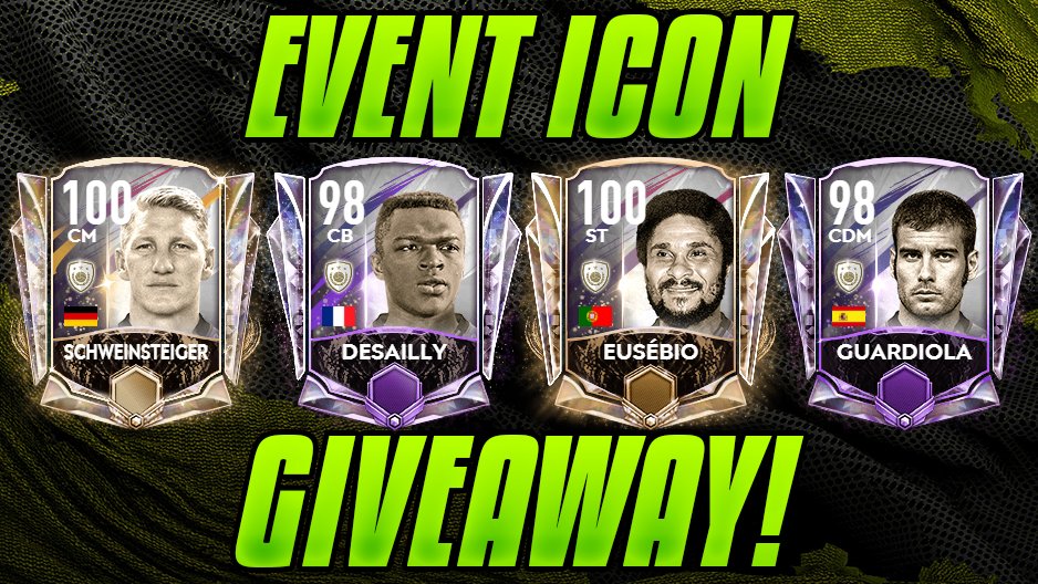 RIVALRIES GIVEAWAY #2

• Choice of Event Icons in picture

To enter:
• Follow <a href="/enezsarioglu/">Enez</a> and @EAFIFAMOBILE
• Like and retweet this tweet
• Reply with the player you want

• Thanks @EAFIFAMOBILE for sponsoring.
• Winner will be chosen at Tuesday reset!

#FIFAMobile