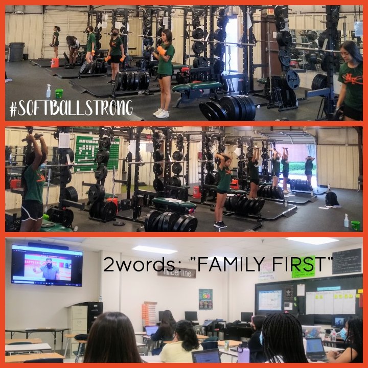 Another great week for Naaman 🌲🥎. Thank you @MackeySpeaks  for our lesson on "Family First." We continue to learn how to be selfless..."Forget about me, I 🧡 you" is a great phrase to live by. #TheForest #NoLimits <a href="/RangerLadies/">Ranger_Ladies_Athletics</a> <a href="/NFHS_Rangers/">Naaman Forest High School</a>