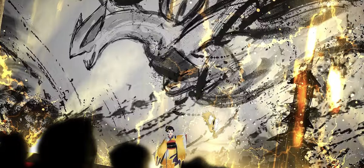Guysss, this art style from the evolutions trailer killed me😂