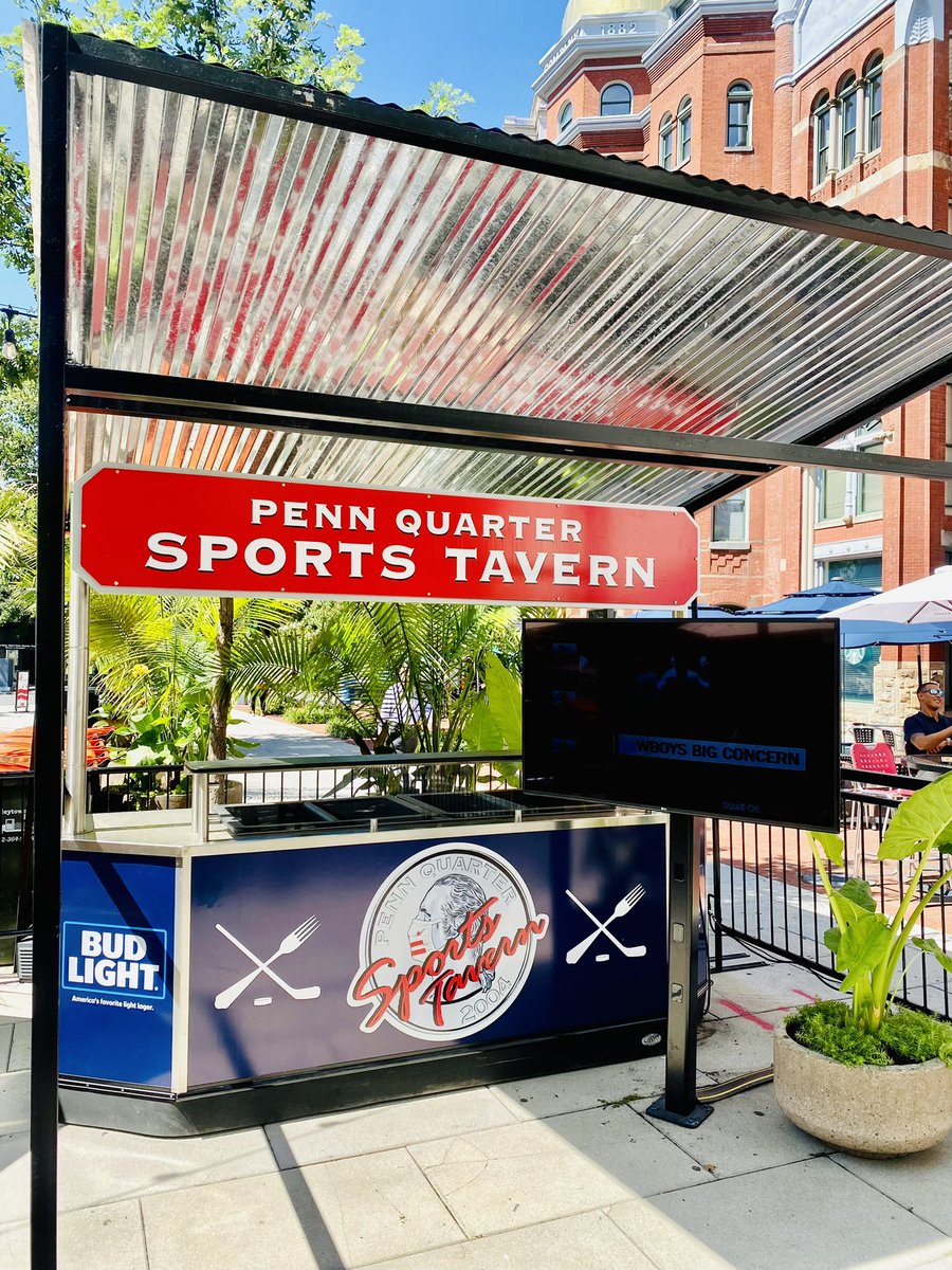Did someone say Outdoor Bar!? Our outdoor space just got even more awesome. Come by to check out this new addition!

#timetostockup #dcpatios #outdoorbar #ourdoordining #outdoortv #cheers 🍻