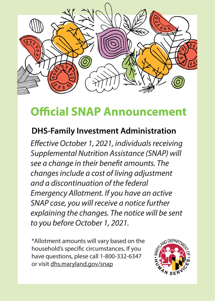 Maryland Department of Human Services tweet media