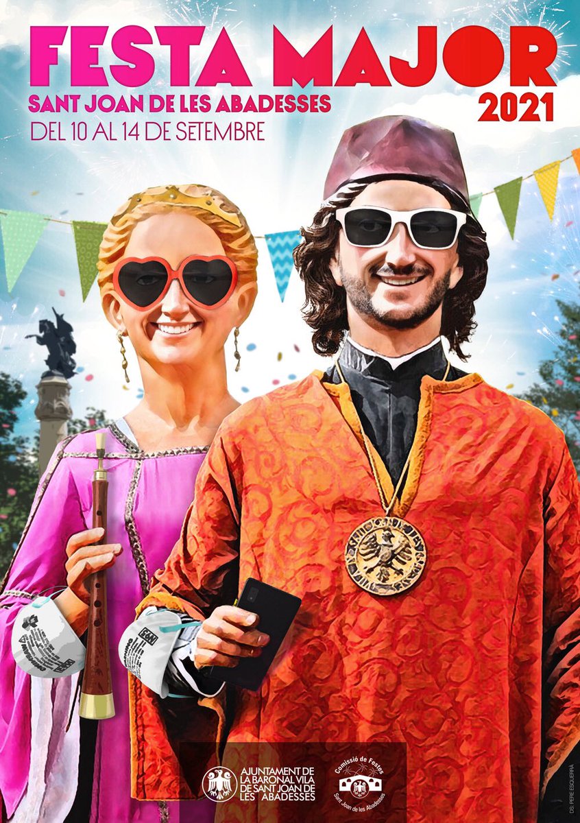 Banetes's tweet photo. M’agrada el cartell de la #Mercè2021 
M’agrada el cartell de la Festa Major del meu poble, #StJoanAb https://t.co/YjBKiQ1pRa