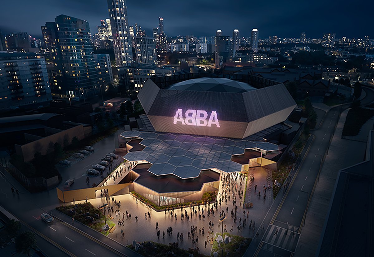 We are proud to be the architects for the bespoke venue for the Abba Voyage concert on Pudding Mill Lane in London #ABBAVoyage