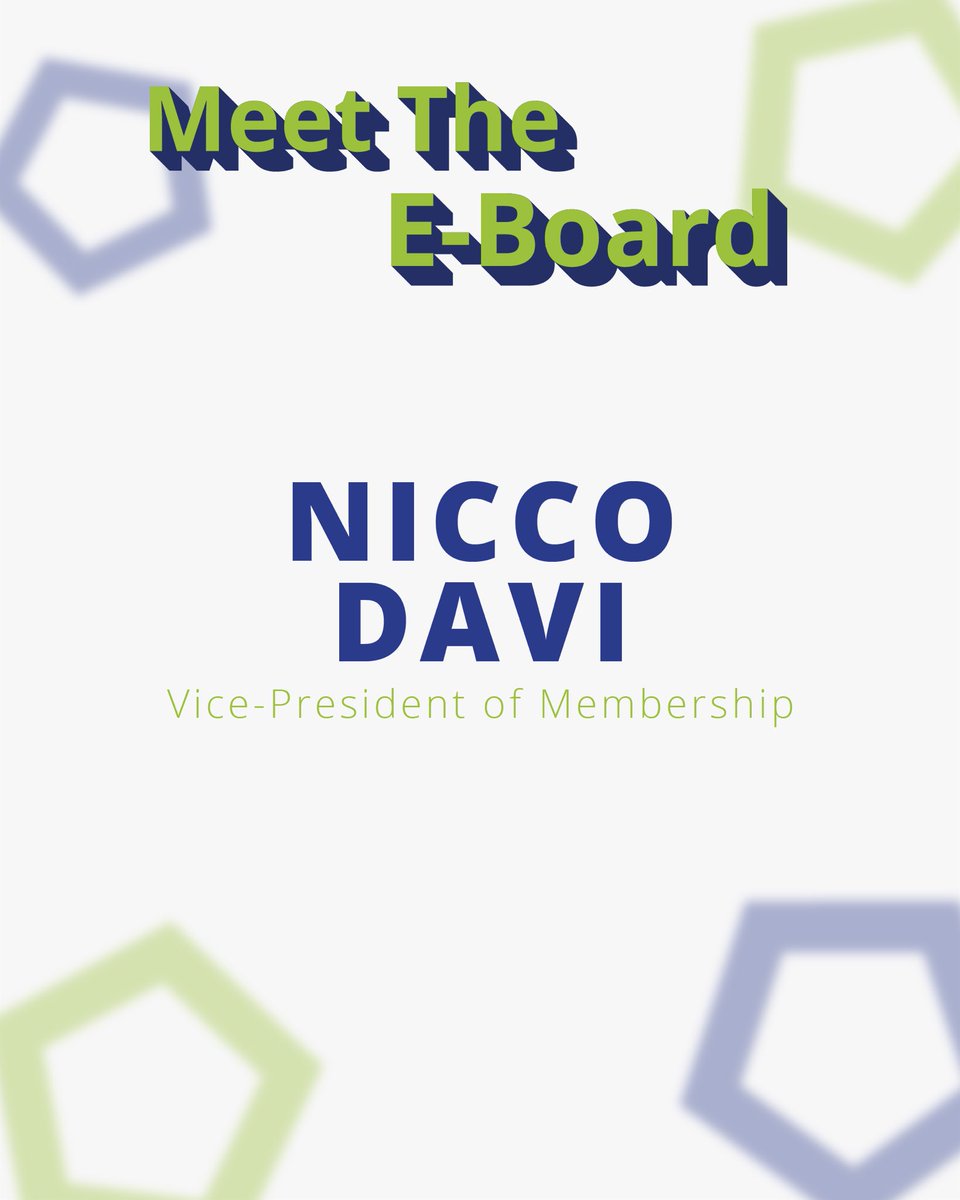 Meet Nicco Davi! Nicco is our VP of Membership. He is a junior accounting major.

His favorite thing about CEO is being able to work with a great e-board to put on awesome events that will help our members succeed both in academic and professional settings.