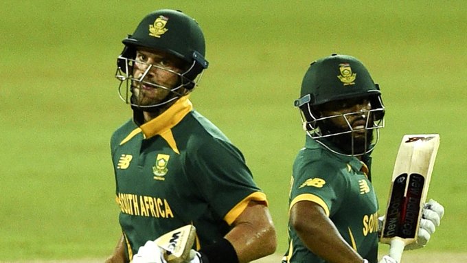 SL vs SA: Aiden Markram and Trevor Bavuma. Twitter