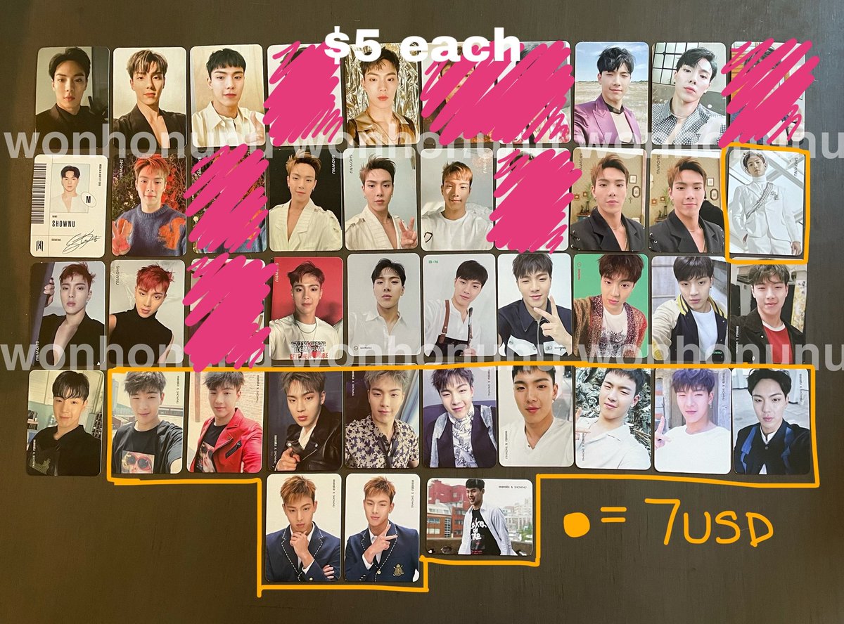 wonhonunu's tweet photo. Selling MONSTA X Shownu PCs 

🌱 Prices are listed in photos
🌱 Shipping from US
🌱 Please DM if interested!! 

#MONSTAX #SHOWNU https://t.co/xuTUbRdshx