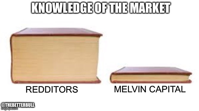 TheBetterBull's tweet photo. $GME $BBIG $SPRT $BBBY $AMC and more! They lost every war so far these hedgefunds to a bunch of diamond handed apes 🦍🤣 #stocks #investing #stopshorting https://t.co/io4Hs1RlsE